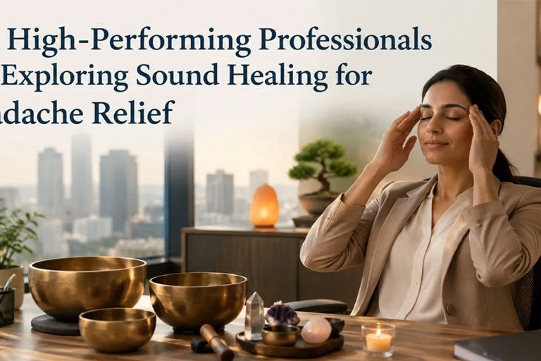 why high performing professionals are exploring sound healing for headache relief