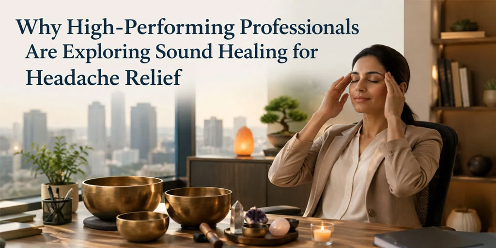 why high performing professionals are exploring sound healing for headache relief