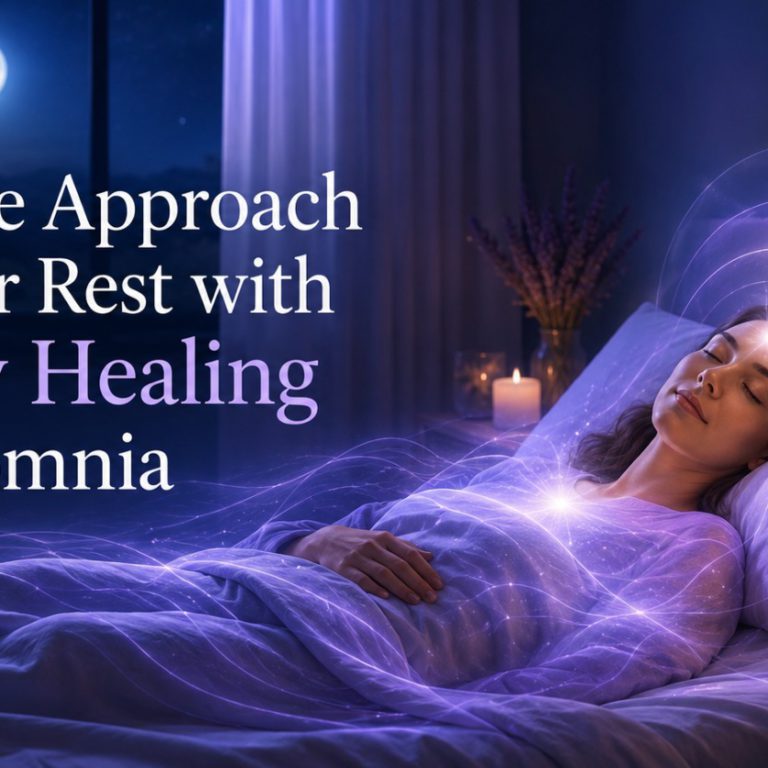 a gentle approach to better rest with energy healing for insomnia