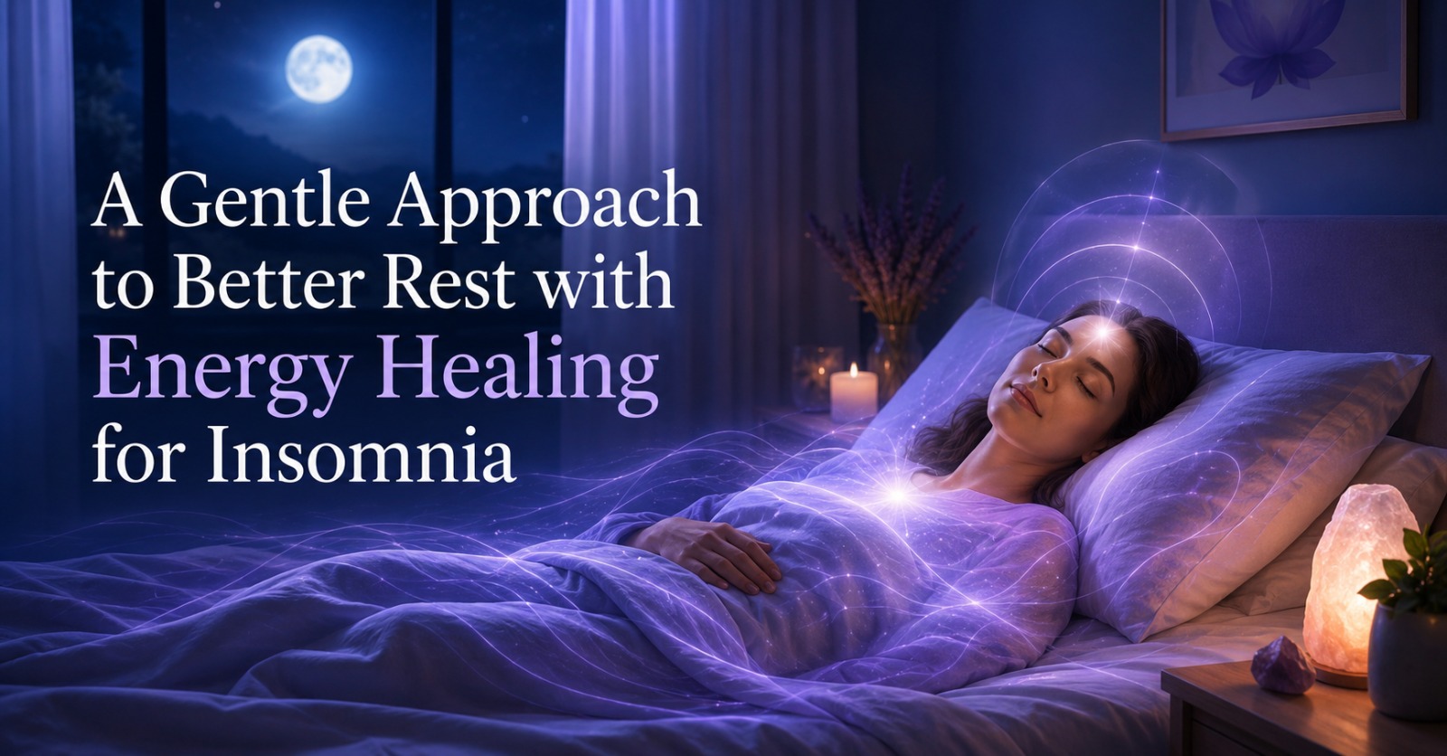 a gentle approach to better rest with energy healing for insomnia
