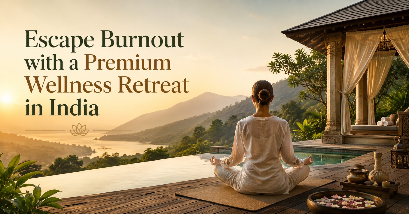 escape burnout with a premium wellness retreat in india