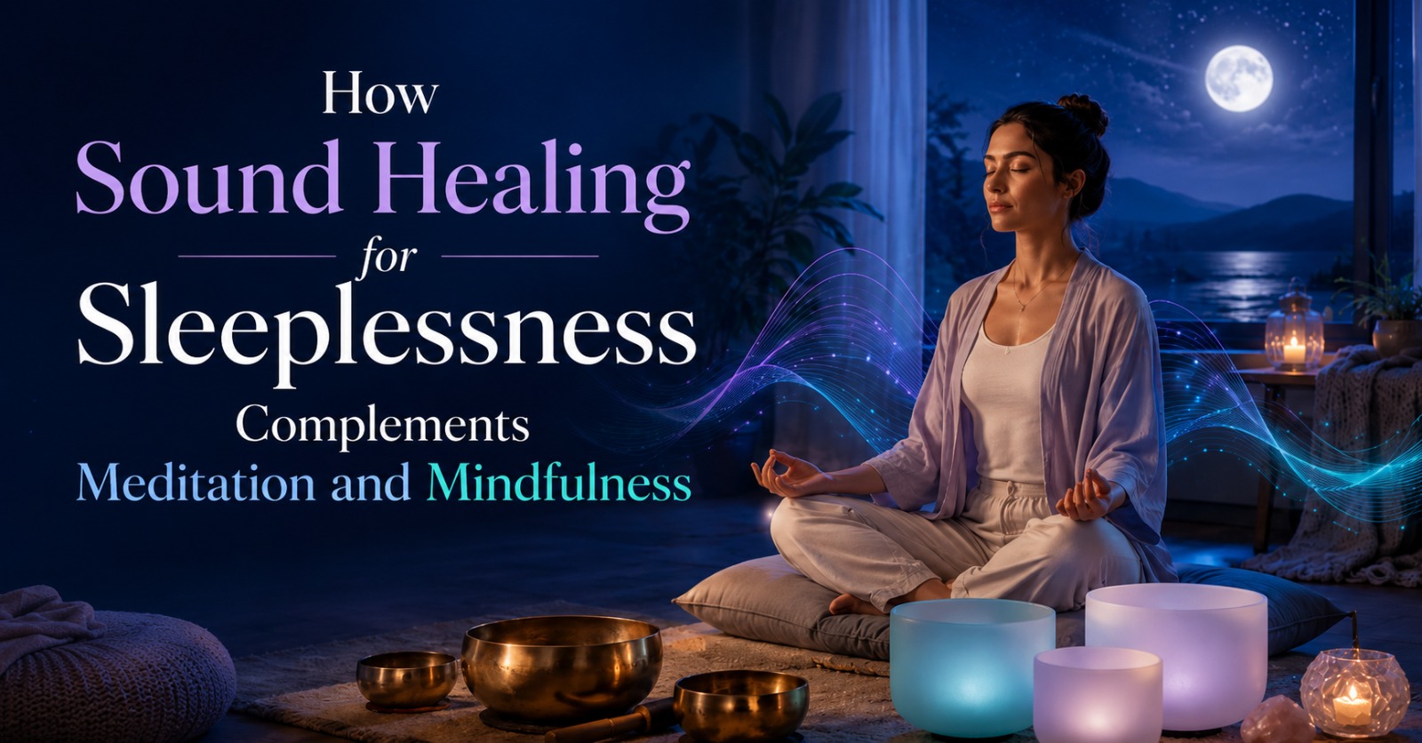 how sound healing for sleeplessness complements meditation and mindfulness