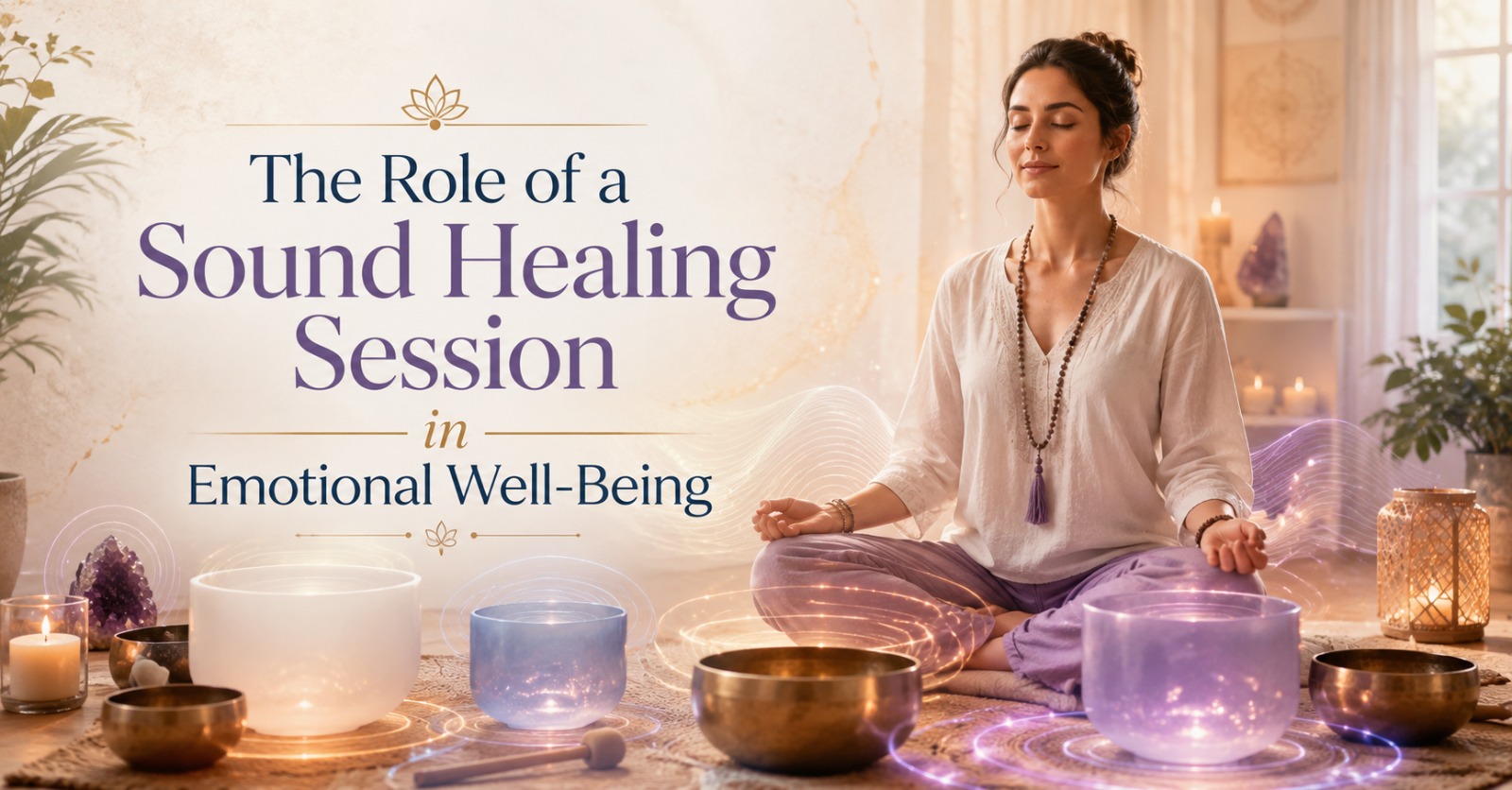 the role of a sound healing session in emotional well being